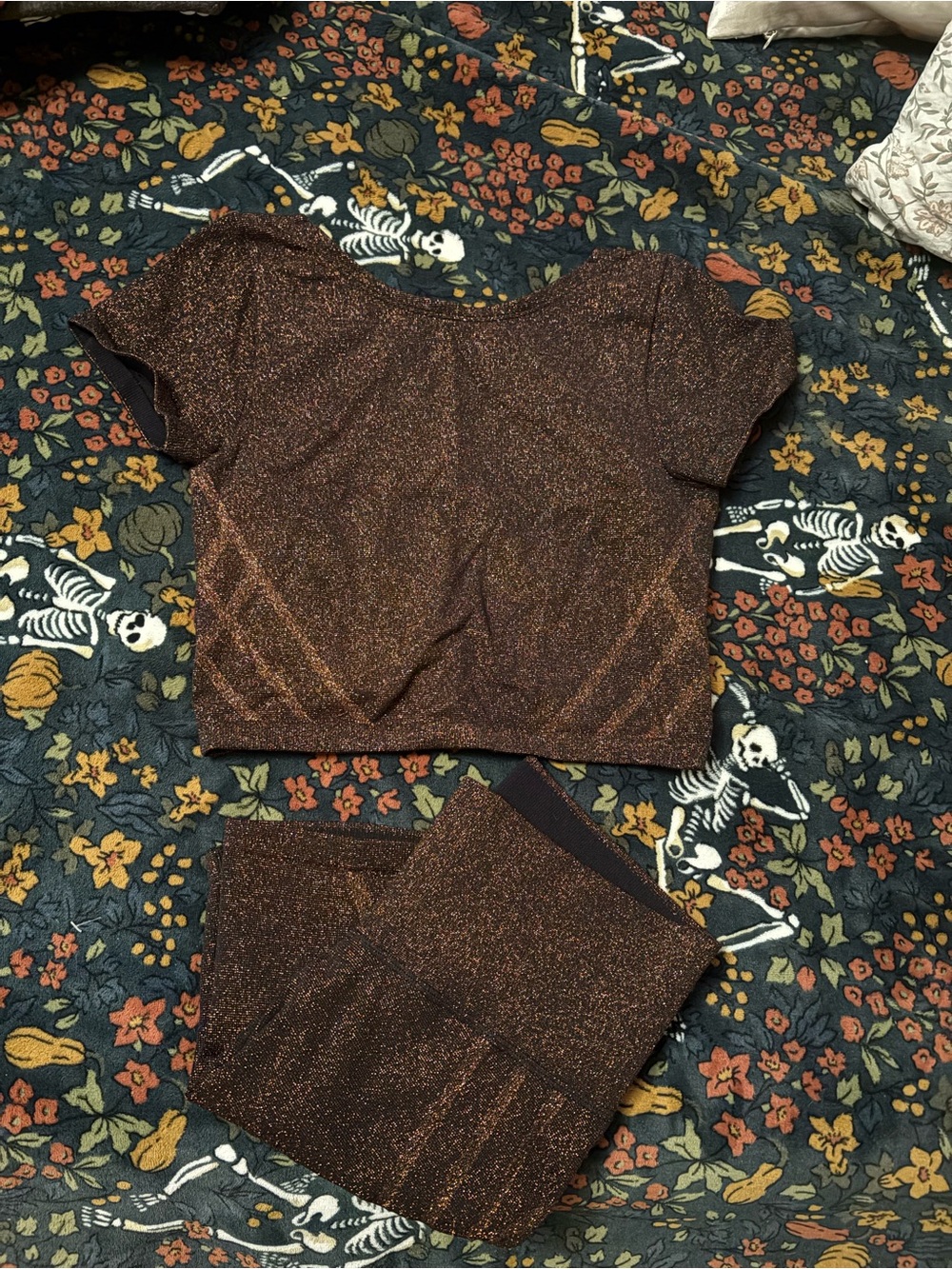 Aerie Offline Crop and Biker shorts set